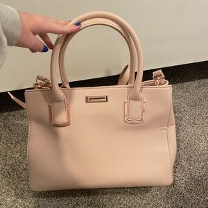 Tahari Pink Purse with short & long strap in great condition!